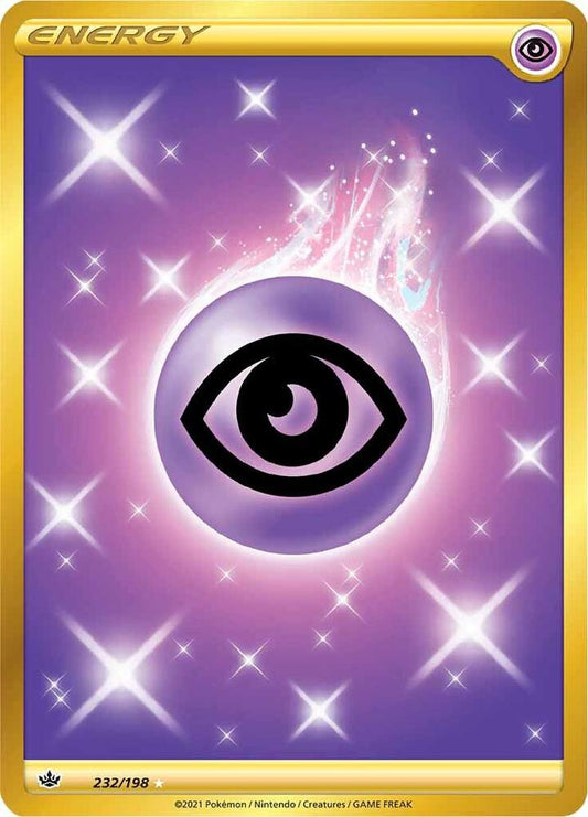 Psychic Energy (Secret) - 232/198 Secret Rare SWSH06: Chilling Reign