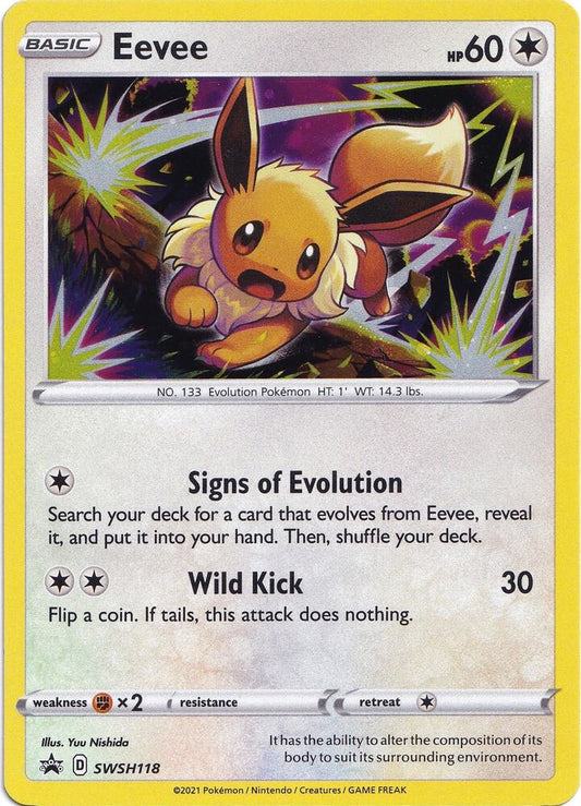 Eevee - SWSH118 SWSH118 Promo Sword & Shield Promo Cards Pokémon card