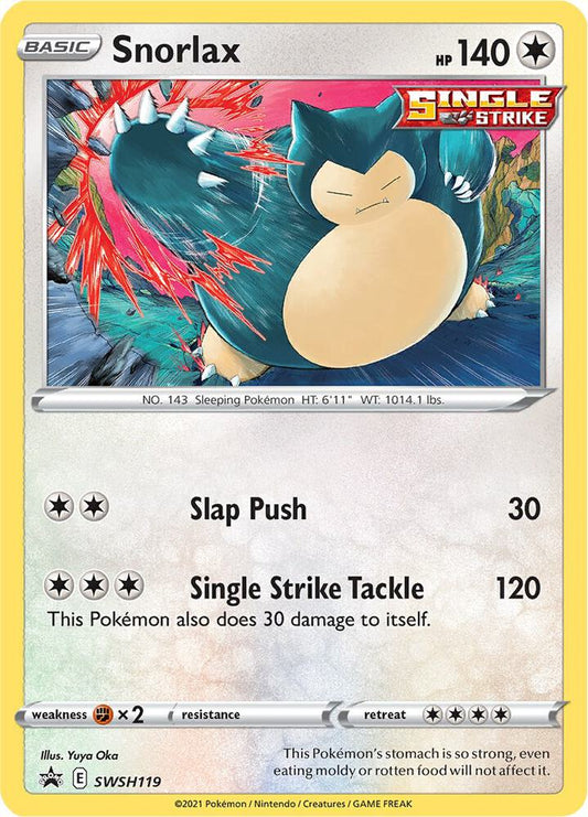 Snorlax - SWSH119 - SWSH119 Promo SWSH: Sword & Shield Promo Cards