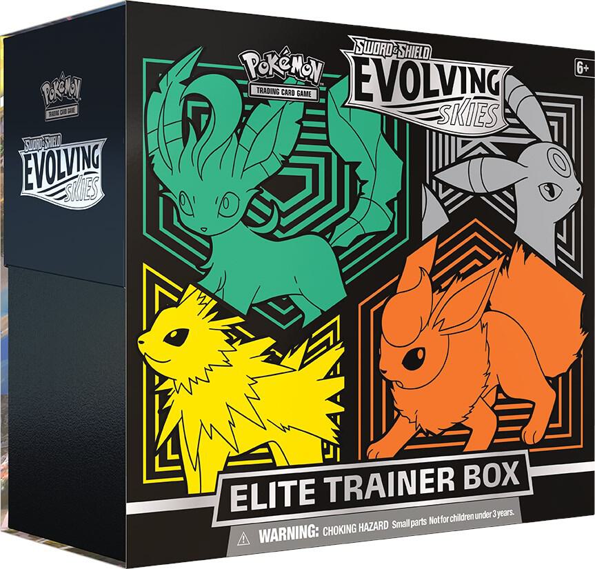 Evolving Skies Elite Trainer Box [Flareon/Jolteon/Umbreon/Leafeon] SWSH07: Evolving Skies