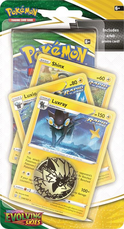 Evolving Skies Premium Checklane Blister [Luxray] Pokémon card