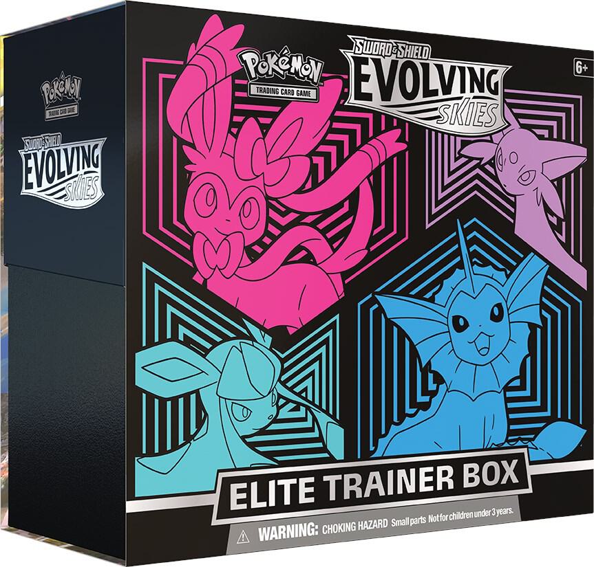 Evolving Skies Elite Trainer Box [Glaceon/Vaporeon/Sylveon/Espeon] SWSH07: Evolving Skies