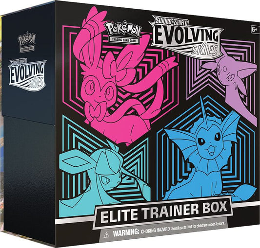 Evolving Skies Elite Trainer Box [Glaceon/Vaporeon/Sylveon/Espeon] SWSH07: Evolving Skies