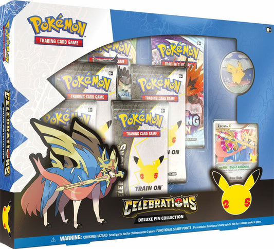 Celebrations Deluxe Pin Collection [Zacian LV. X] - Celebrations