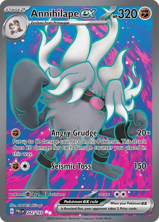 Annihilape ex 242/193 Ultra Rare Paldea Evolved