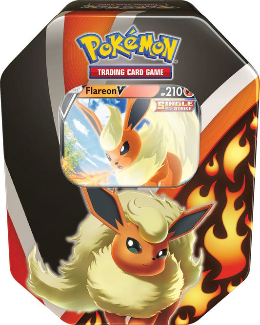 Eevee Evolutions Tin [Flareon V] Miscellaneous Cards & Products Pokémon card
