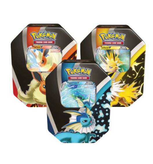 Eevee Evolutions Tin [Set of 3] - Miscellaneous Cards & Products