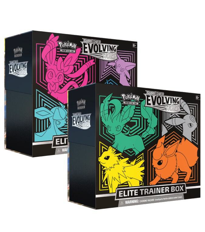 Evolving Skies Elite Trainer Box [Set of 2] - SWSH07: Evolving Skies
