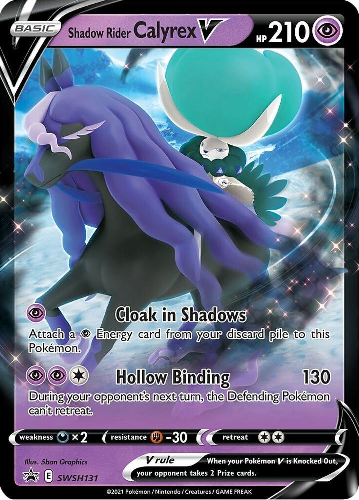 Shadow Rider Calyrex V - SWSH131 - SWSH131 Promo SWSH: Sword & Shield Promo Cards