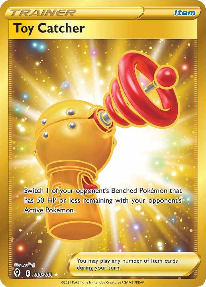 Toy Catcher (Secret) - 233/203 Secret Rare SWSH07: Evolving Skies