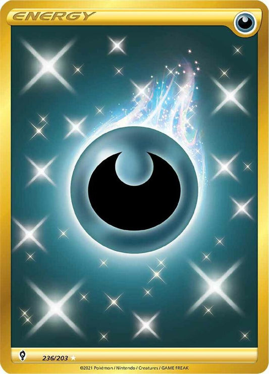 Darkness Energy (Secret) - 236/203 Secret Rare SWSH07: Evolving Skies