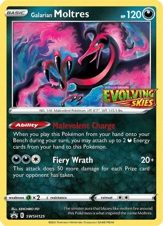 Galarian Moltres - SWSH125 (Prerelease) SWSH125 Promo Sword & Shield Promo Cards Pokémon card