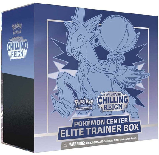 Chilling Reign Pokemon Center Elite Trainer Box [Ice Rider Calyrex] (Exclusive) Pokémon card