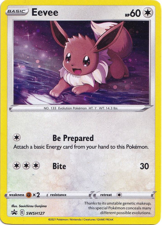 Eevee - SWSH127 SWSH127 Promo Sword & Shield Promo Cards Pokémon card