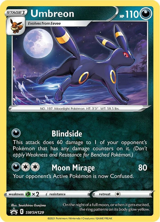 Umbreon - SWSH129 - SWSH129 Promo SWSH: Sword & Shield Promo Cards