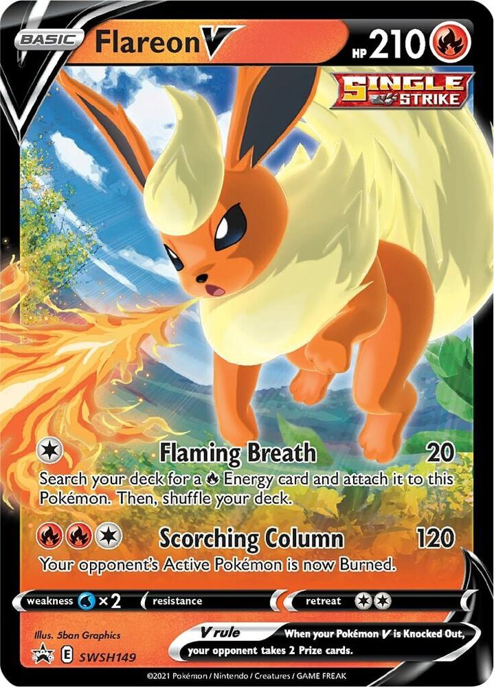 Flareon V - SWSH149 - SWSH149 Promo SWSH: Sword & Shield Promo Cards