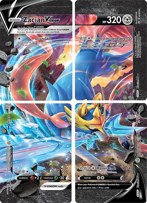 Zacian V-UNION [Set of 4] - Promo SWSH: Sword & Shield Promo Cards