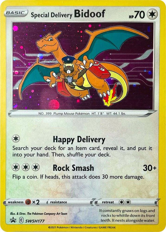 Special Delivery Bidoof - SWSH177 Promo SWSH: Sword & Shield Promo Cards