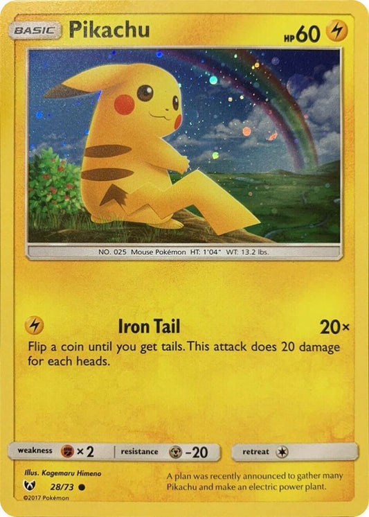 Pikachu - 28/73 (Cosmos Holo) 028/073 Promo Miscellaneous Cards & Products Pokémon card
