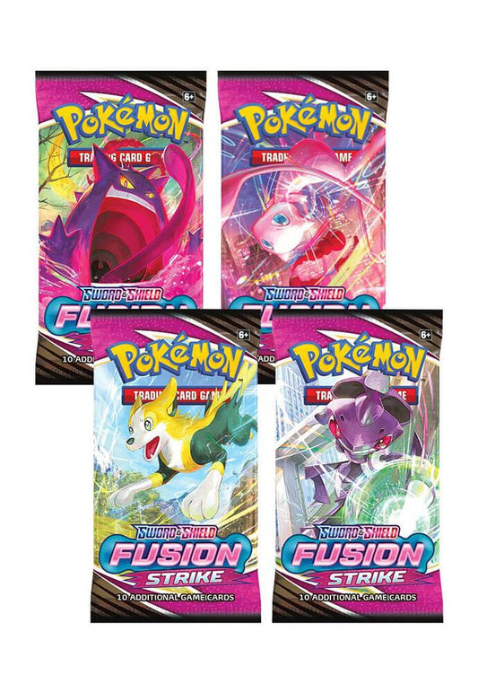 Fusion Strike Booster Pack Art Bundle [Set of 4] - SWSH08: Fusion Strike