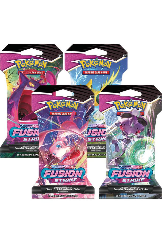 Fusion Strike Sleeved Booster Pack Art Bundle [Set of 4] Pokémon card