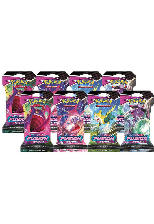 Fusion Strike Sleeved Booster Pack Bundle [Set of 8] Pokémon card