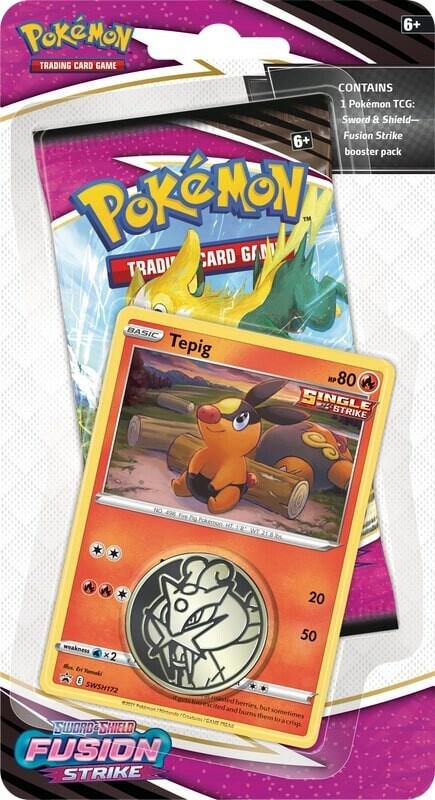 Fusion Strike Single Pack Blister [Tepig] Pokémon card