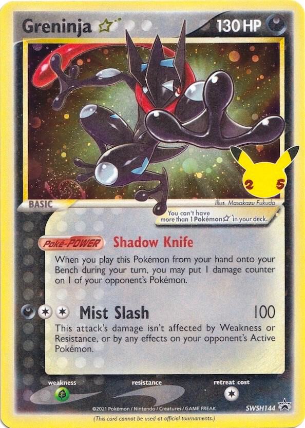 Greninja Star SWSH144 Promo Sword & Shield Promo Cards Pokémon card