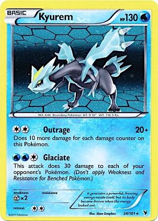 Kyurem - 34/101 (Cosmos Holo) 034/101 Promo Miscellaneous Cards & Products Pokémon card