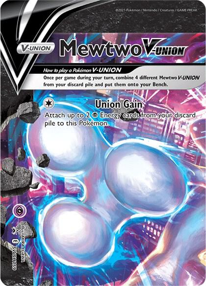 Mewtwo V-UNION - SWSH159 SWSH159 Promo Sword & Shield Promo Cards Pokémon card