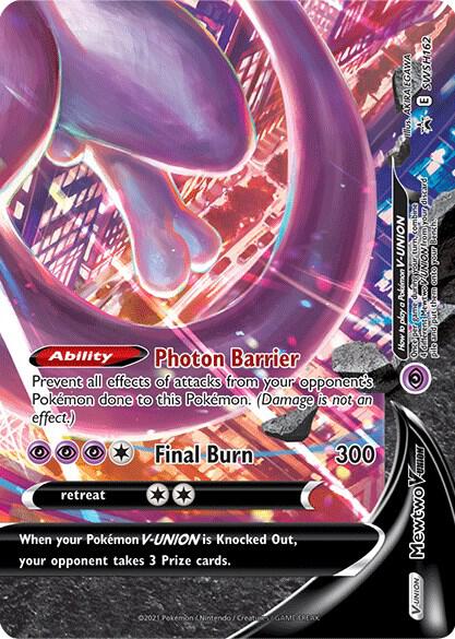 Mewtwo V-UNION - SWSH162 SWSH162 Promo Sword & Shield Promo Cards Pokémon card