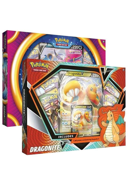 Hoopa V Box / Dragonite V Box [Set of 2] Fusion Strike Pokémon card