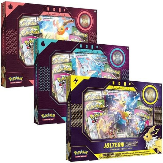 Eevee Evolution VMAX Premium Collection [Set of 3] Miscellaneous Cards & Products Pokémon card