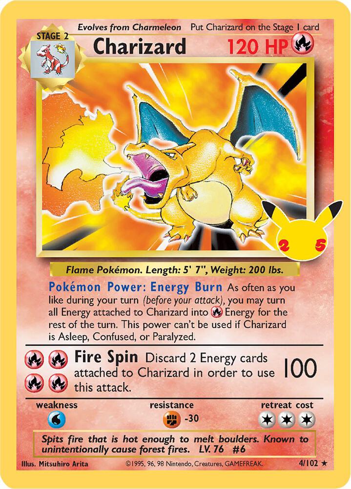 Charizard - 4/102 Classic Collection Celebrations: Classic Collection