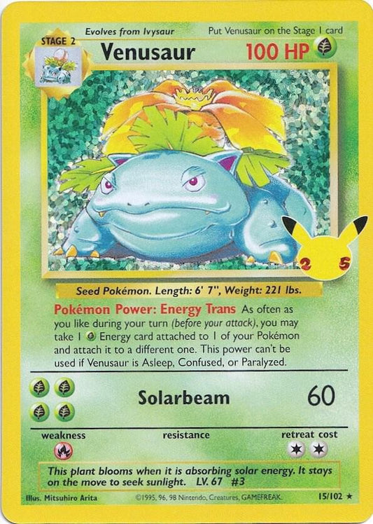 Venusaur 15/102 Classic Collection Classic Collection Pokémon card