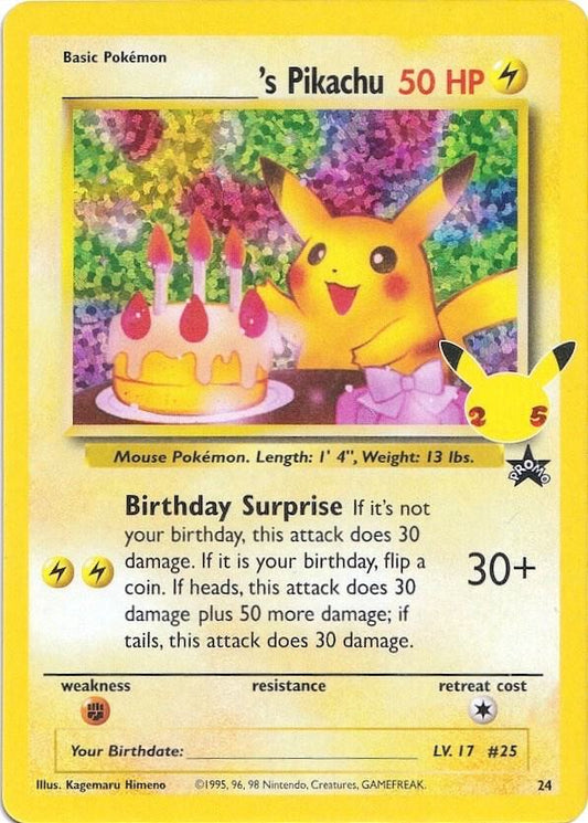 ______'s Pikachu 24/53 Classic Collection Classic Collection Pokémon card