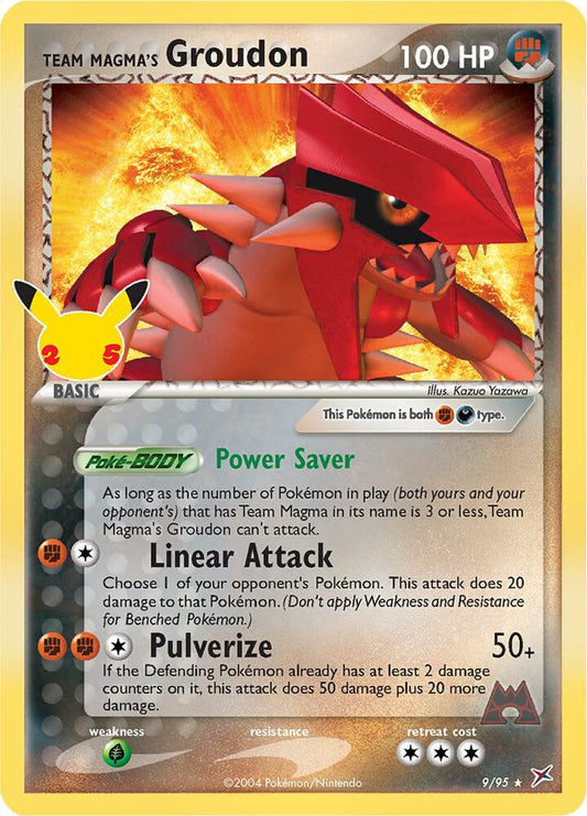 Team Magma's Groudon 9/95 Classic Collection Classic Collection Pokémon card