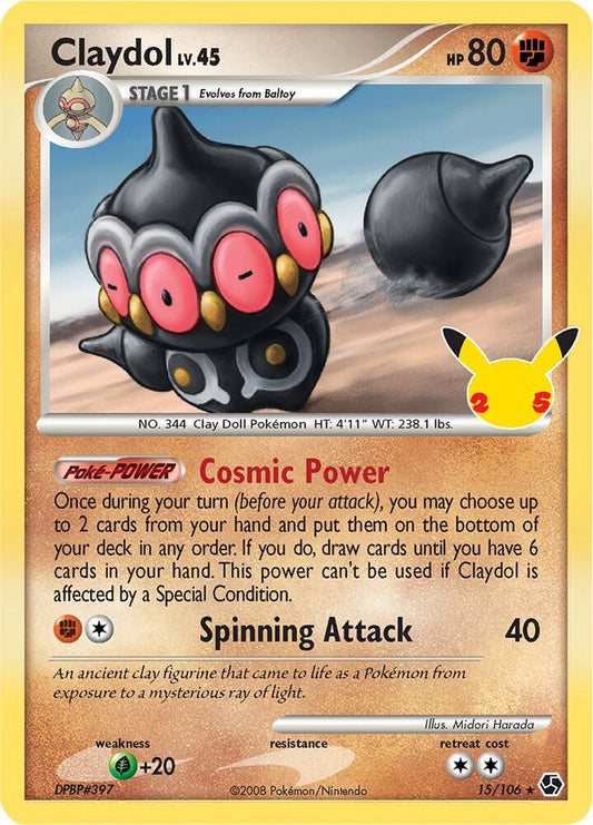 Claydol 15/106 Classic Collection Classic Collection Pokémon card