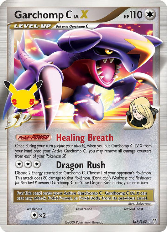 Garchomp C LV.X - 145/147 Classic Collection Celebrations: Classic Collection