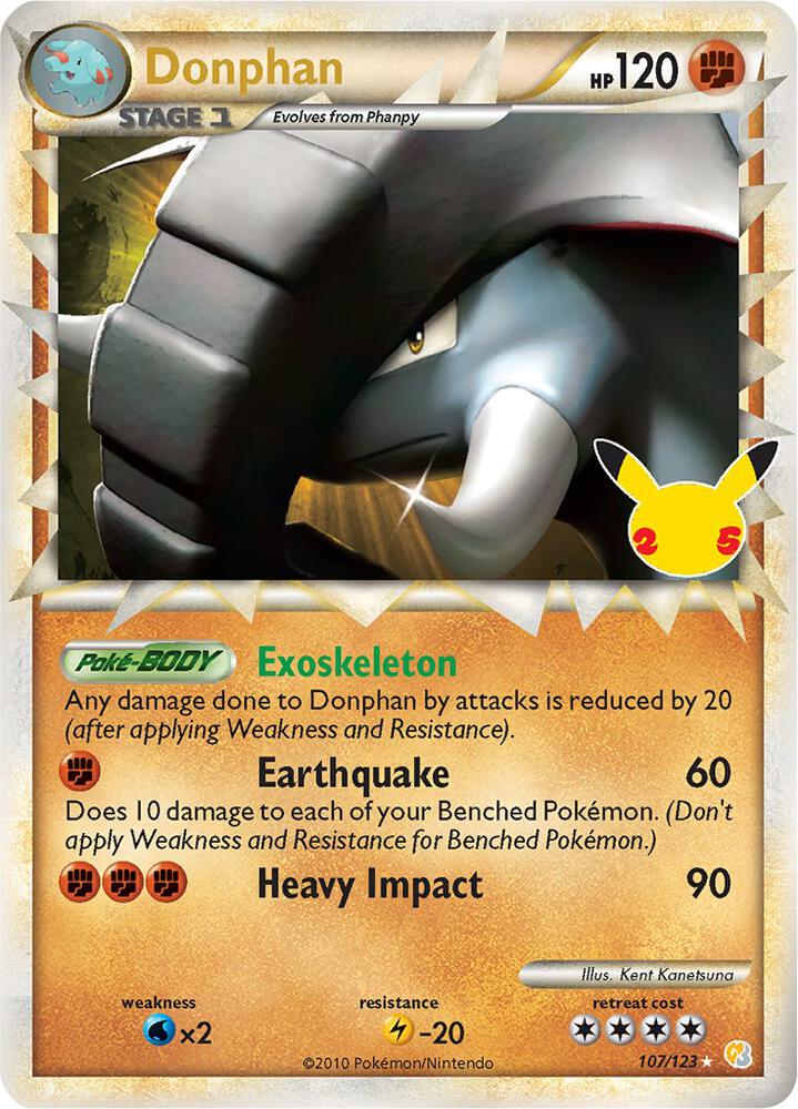 Donphan (Prime) 107/123 Classic Collection Classic Collection Pokémon card