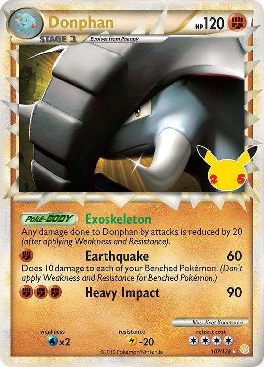 Donphan (Prime) 107/123 Classic Collection Classic Collection Pokémon card