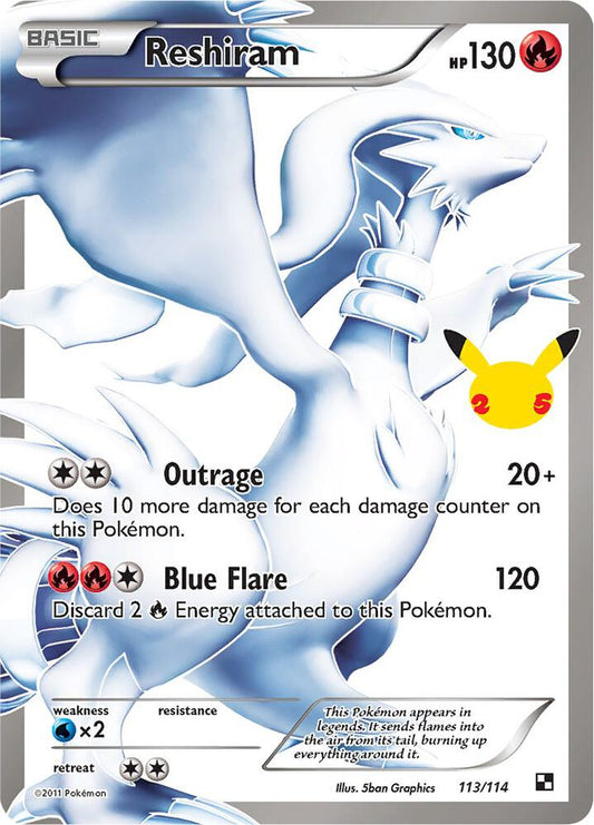 Reshiram 113/114 Classic Collection Classic Collection Pokémon card