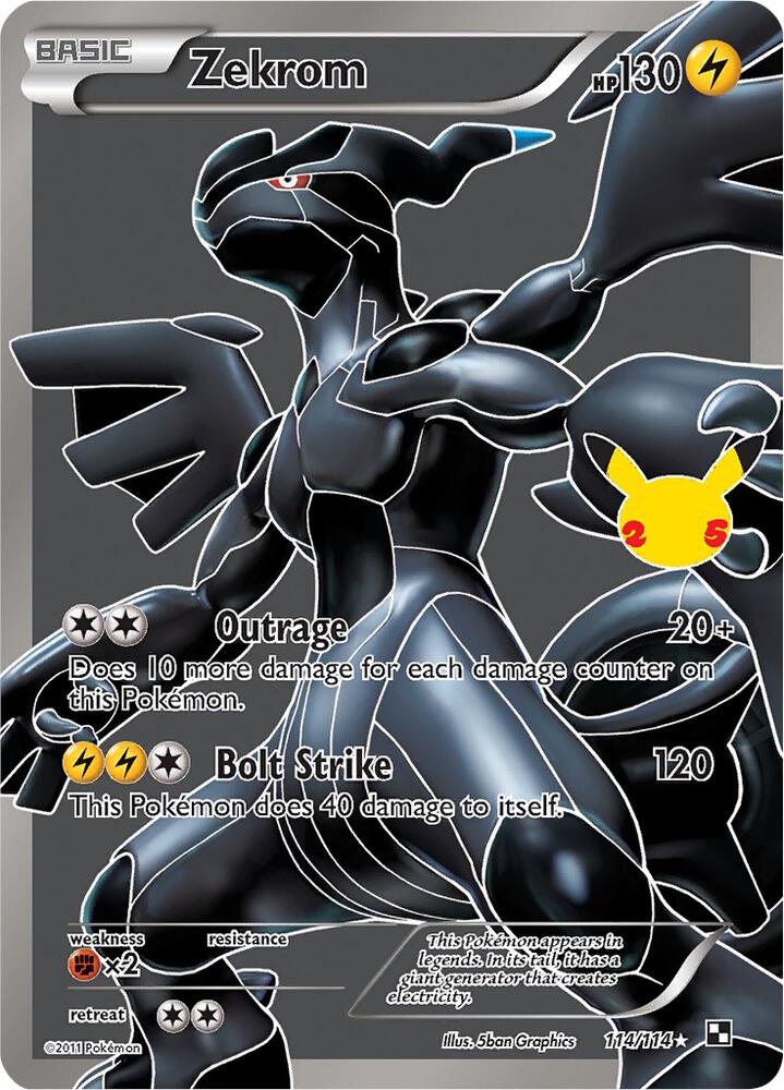 Zekrom 114/114 Classic Collection Classic Collection Pokémon card
