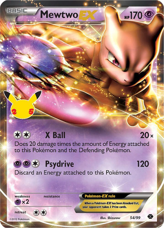Mewtwo EX 54/99 Classic Collection Classic Collection Pokémon card