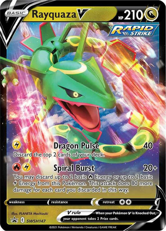 Rayquaza V - SWSH147 SWSH147 Promo Sword & Shield Promo Cards Pokémon card