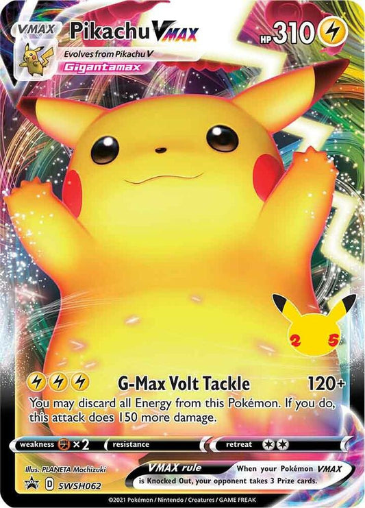 Pikachu VMAX - SWSH062 SWSH062 Promo Sword & Shield Promo Cards Pokémon card
