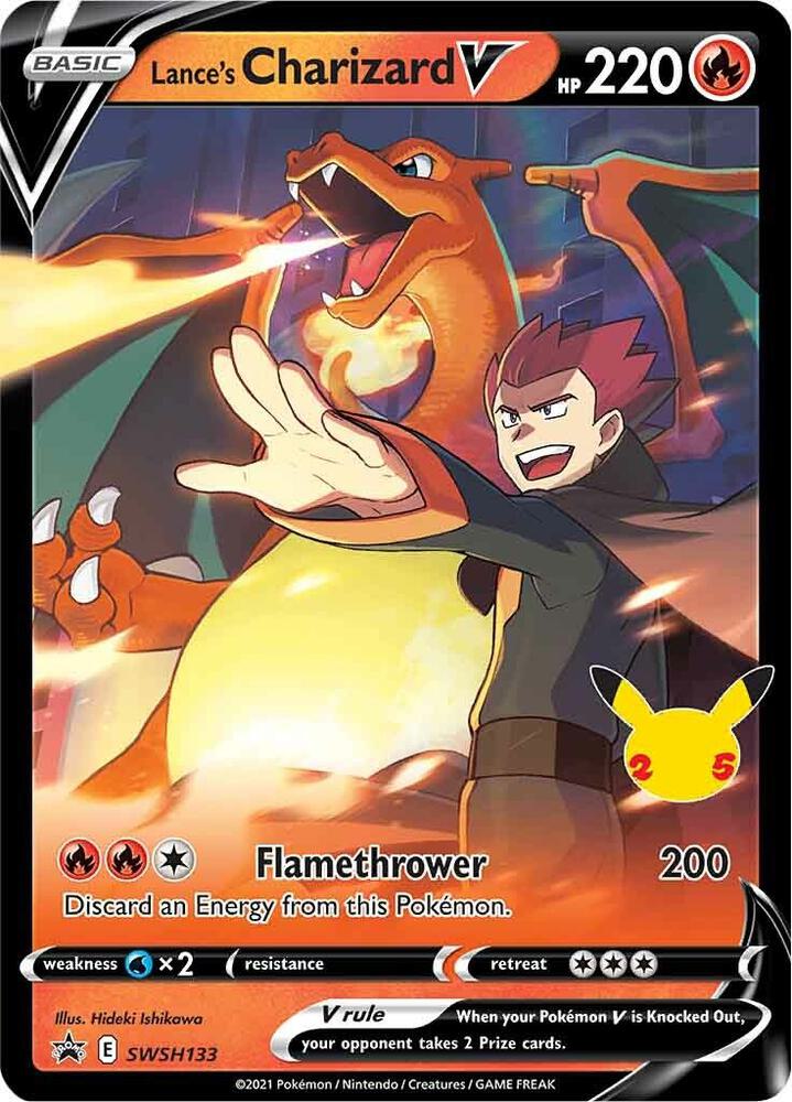 Lance's Charizard V - SWSH133 - SWSH133 Promo SWSH: Sword & Shield Promo Cards
