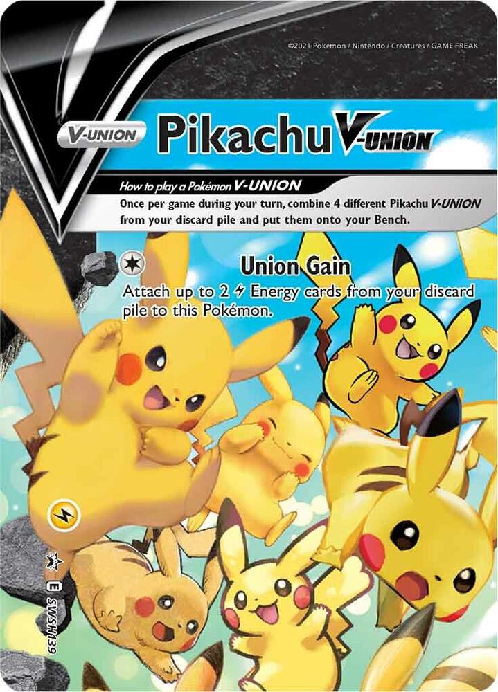 Pikachu V-Union - SWSH139 SWSH139 Promo Sword & Shield Promo Cards Pokémon card