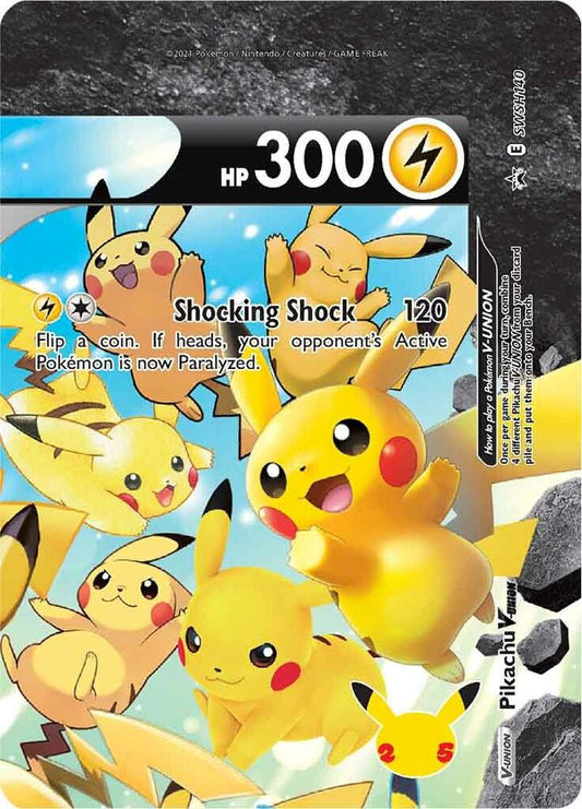Pikachu V-Union - SWSH140 SWSH140 Promo Sword & Shield Promo Cards Pokémon card