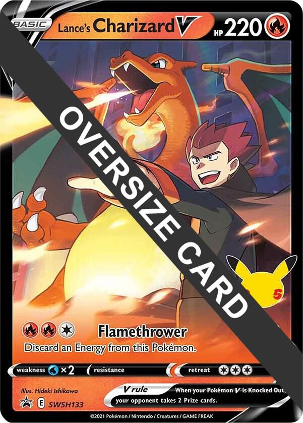 Lance's Charizard V - SWSH133 SWSH133 Promo Jumbo Cards Pokémon card